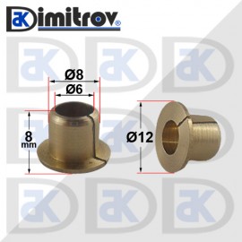 Метална втулка Ø  6 х Ø 8 х  8 mm
